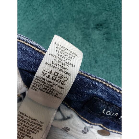 Lucky Brand Jeans Size 10 Womens Blue Stretch Pant Mid Rise Lolita Skinny Ankle - Picture 5 of 15